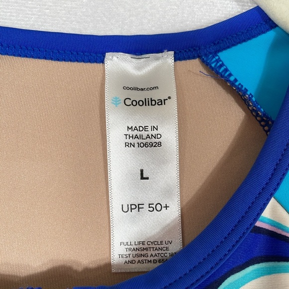 Coolibar Escalante Long Sleeve Swimsuit Size L EUC - Picture 3 of 14